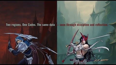 Rift Rewind Codex — Dual Path: Noxus & Ionia | AWS + Riot Games Hackathon 2025