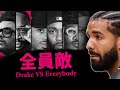 なぜラップ界はDrakeを嫌うのか？6人の敵との因縁をすべて解説