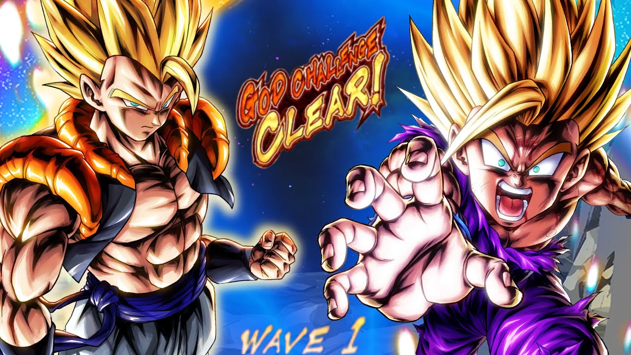 CLEARING GOD CHALLENGE(WCS Finalist Edition) WAVE 1 ON THE FIRST ATTEMPT! | Dragon Ball Legends