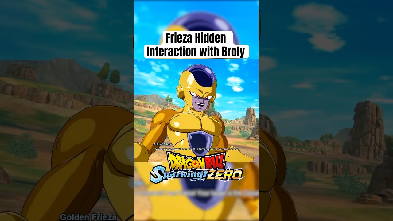 Frieza Broly Hidden Interaction in Sparking Zero 