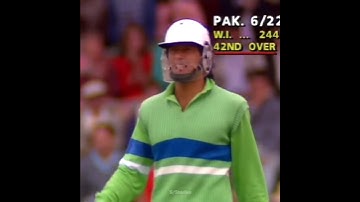 Imran Khan Powerful Hitting Vs West Indies in Benson & Hedges World Series 1988