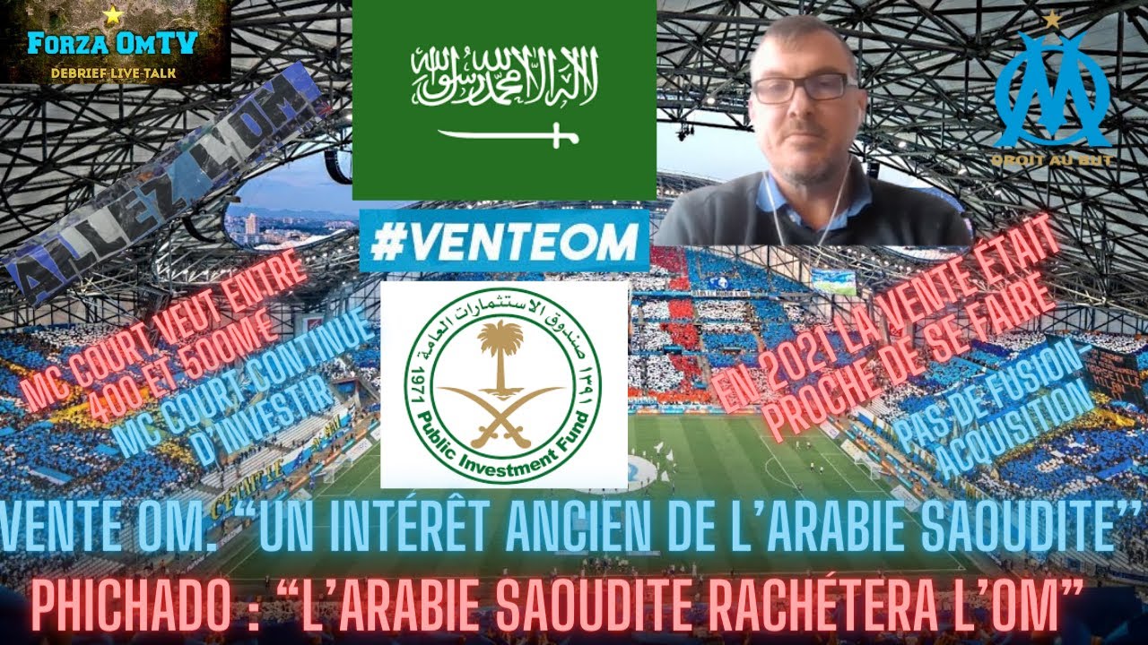 🔥  VENTE OM💙🤍 : ''L'Arabie Saoudite rachètera l'OM'' pour Pichado🚨⚽