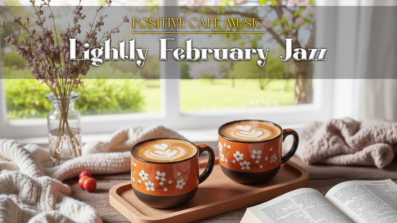 Positive February Coffee Jazz✨ Bossa Nova Background Music for Great Moods, Stress Relief & Relaxing
