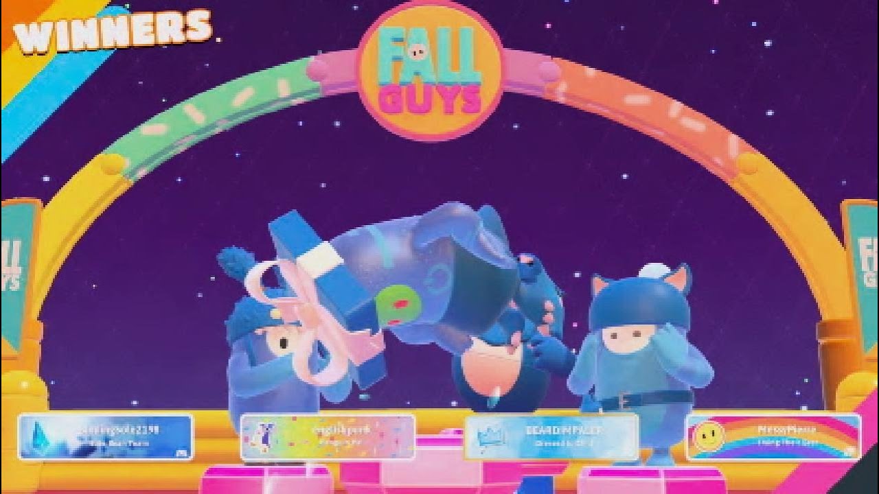Fall Guys - Squads Jinxed win - YouTube