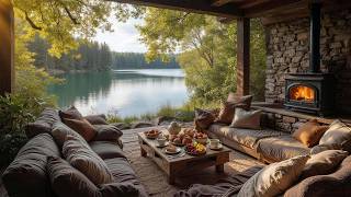 Peaceful Summer Morning - Soft Piano Music with Fireplace Sounds | Refresh Your Mind & Soul screenshot 4