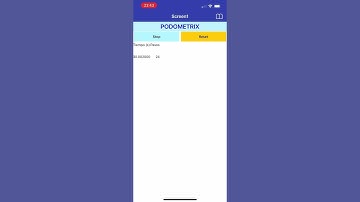 Podómetro app inventor