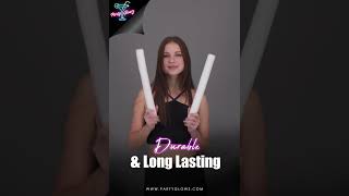 LED Light Up Foam Sticks #ledfoamsticks #ledsticks #lightupsticks #ledlightsticks #partyglowz