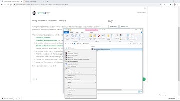 []How To] Using postman for HOPEX REST API