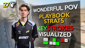 🔥W0NDERFUL POV IN DUST2! (KEYSTROKES VISUALIZED) - FACEIT GAMEPLAY | CS2 POV