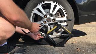 WATCH: How to use your car's scissor jack to break a stuck / frozen lug nut or bolt free