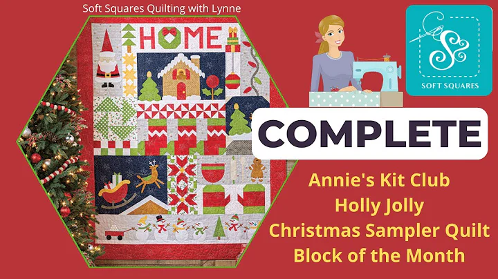 The Holly Jolly Quilt is finished! This is a Block of the Month thru Annie's Kit's and it was fun!