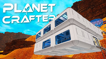 BUILDING A CLIFF BASE! Planet Crafter EP2