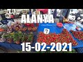 ALANYA Рынок 15 февраля Дешевая клубника в феврале Идем в Метро с рынка в Оба Алания Турция