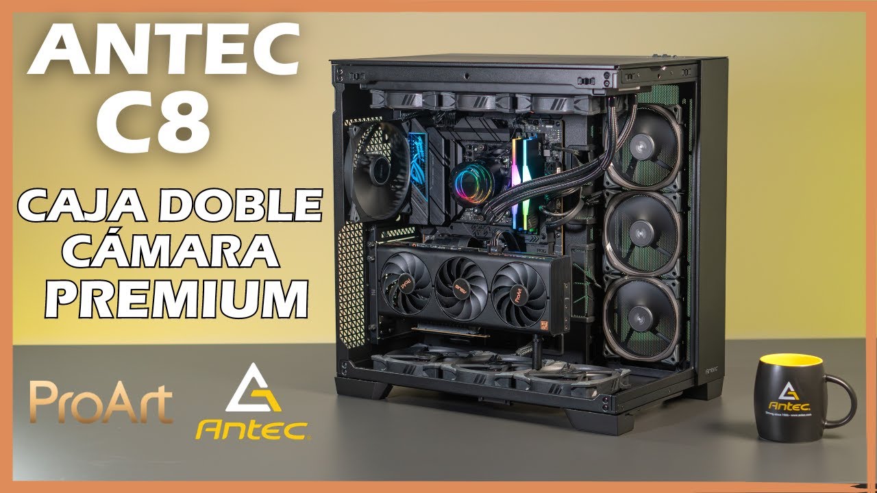 ANTEC C8 CAJA PC GAMING DOBLE CAMARA - MONTAJE PC RYZEN 9 7950X