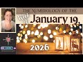 The NUMEROLOGY Of The Week Of JANUARY 19 2026 Numerology Forecast January Horoscope Star 