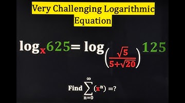 Logarithm Challenge - A Tricky looking question solved easily! #logarithms #maths #olympiad #maths