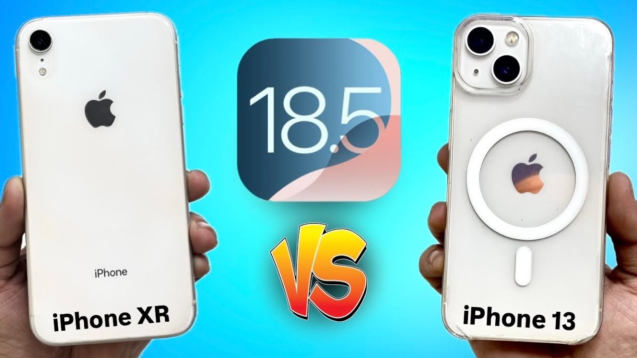 iPhone XR vs iPhone 13 Full Comparison on iOS 18.5 - Performance