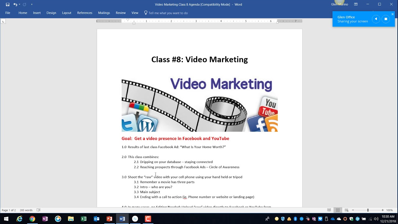 How To Become A Video Marketer Even If Camera Shy, Glen Marino, First Centennial Mortgage