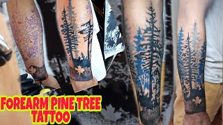 70 Pine Tree Tattoo Ideas For Men  Wood In The Wilderness