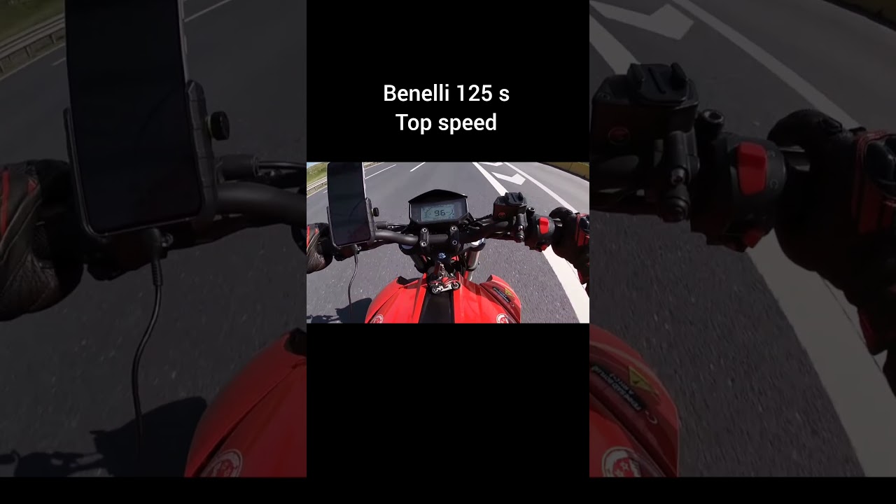 Benelli 125s top speed        