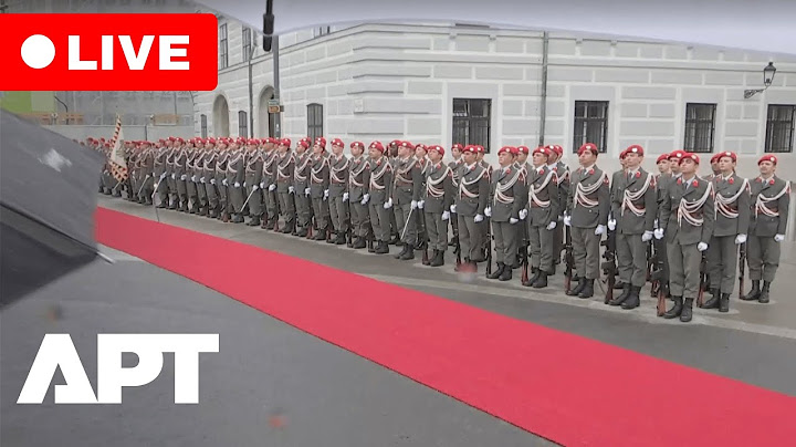 LIVE | Zelensky, First Lady Receive Military Honors in Vienna by Austria's Van der Bellen | APT