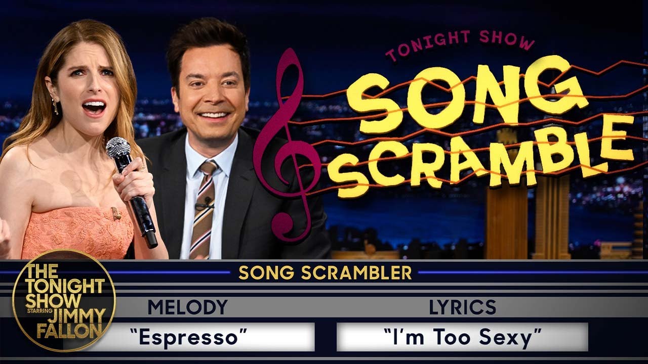 Song Scramble with Anna Kendrick | The Tonight Show Starring Jimmy Fallon