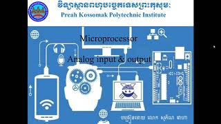 Microprocessor analog input and output  part4
