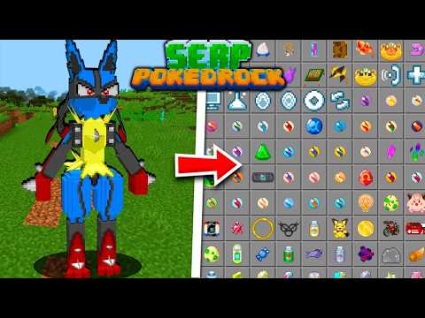 OUT NOW!! Pokedrock Serp Addon Updated for Minecraft 1.20.51+ NEW SYSTEMS