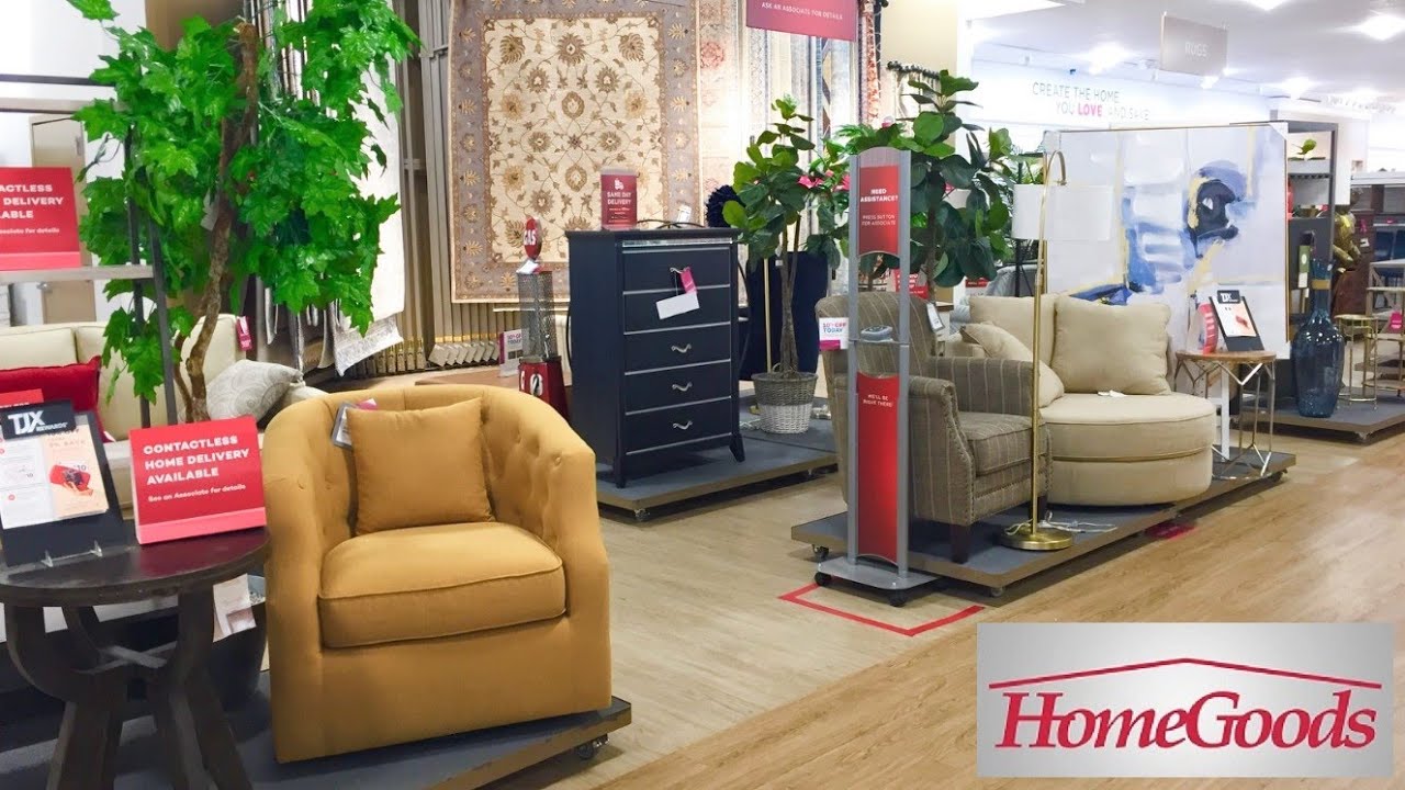 HOMEGOODS (4 DIFFERENT STORES) FURNITURE SOFAS ARMCHAIRS SHOP WITH ME