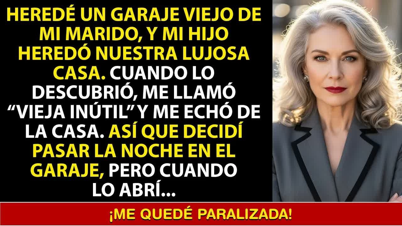 HEREDÉ UN GARAJE VIEJO DE MI ESPOSO, PERO AL ENTRAR… ¡LO QUE VI ME DEJÓ SIN ALIENTO!