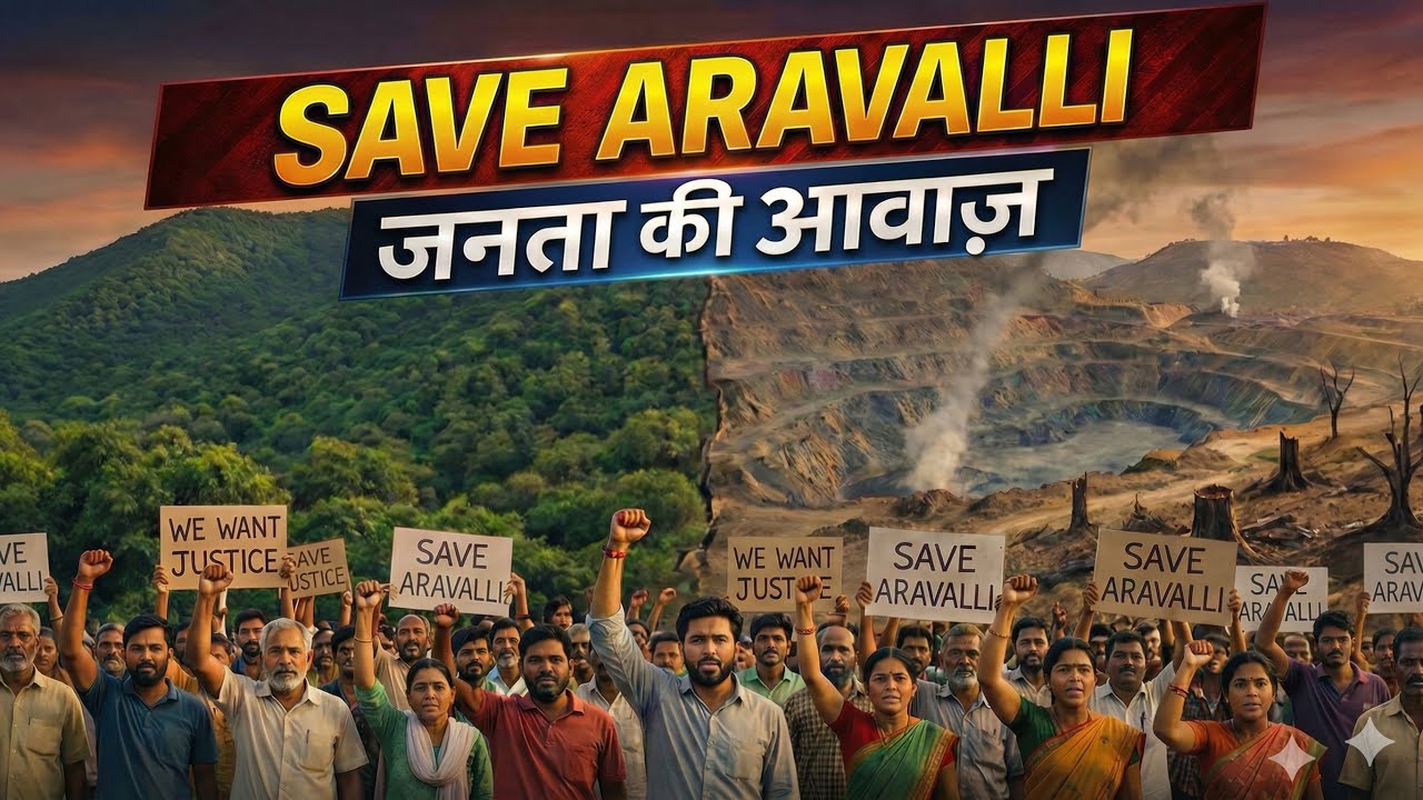 अरावली बचाओ | Save Aravalli | जनता की आवाज़ | Supreme Court 