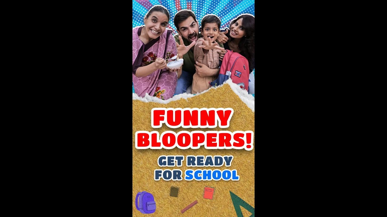 FUNNY BLOOPERS!! | Get Ready For School | SIT #shorts