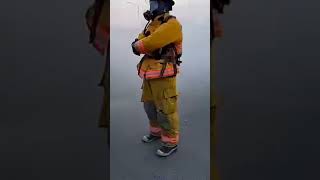 Wiggle while doing a job.Why firefighters wiggle?#shorts #goviral