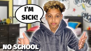 KID FAKED BEING SICK TO SKIP SCHOOL!! | SANDHU FAMILY!!