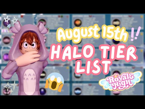 X 上的 SeizariRH：「Royale High Halo Tier List (Unofficial) August