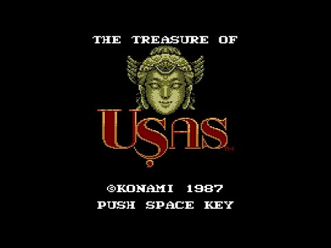 The Treasure Of Uşas ウシャス. MSX2. Konami 1987. Full Playthrough