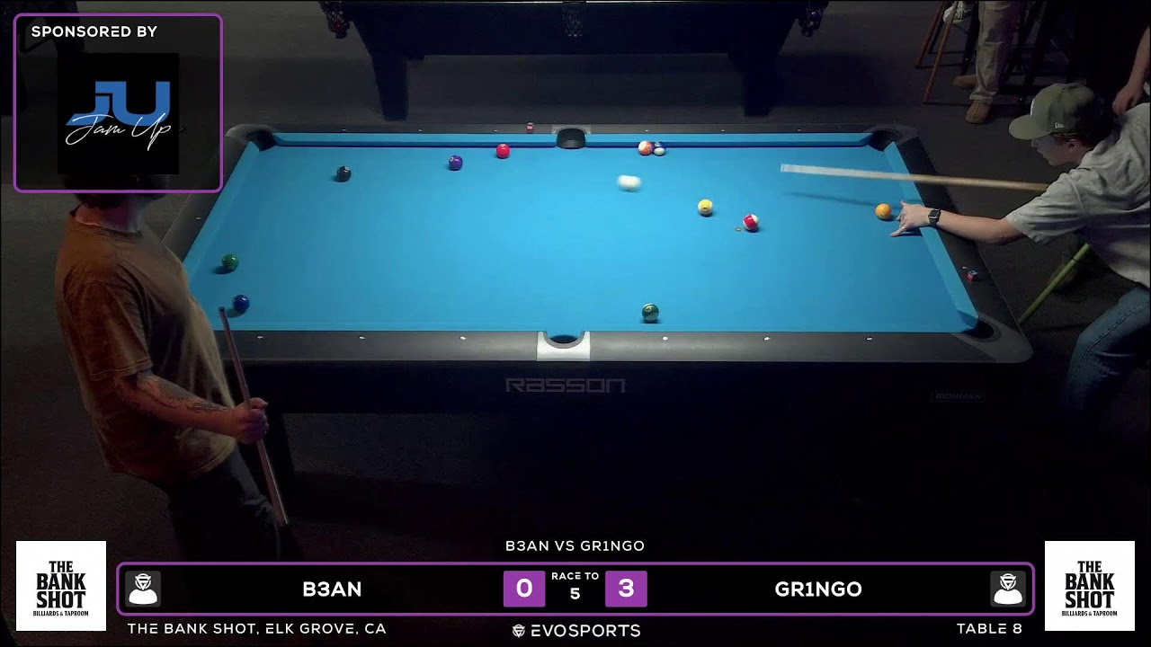 B3AN vs GR1NGO - THE BANK SHOT - TABLE 8 | EvoSports