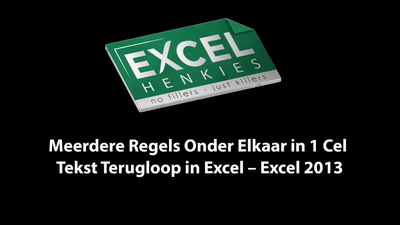51 Meerdere Regels Onder Elkaar In 1 Cel Tekst Terugloop In Excel 51-meerdere-regels-onder-elkaar-in-1-cel-tekst-terugloop-in-excel