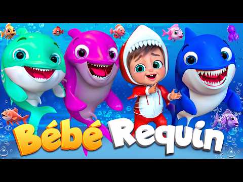 Bébé Requin Rigolo et Joyeux | Comptines Et Chansons | À Bébé Chanson @SuperLucaLEFrancais