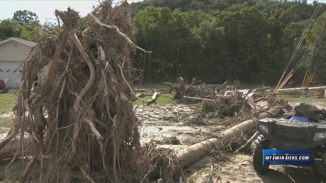 New York officials visit storm damage in Steuben County