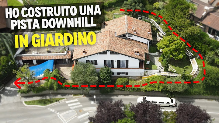 HO COSTRUITO UNA PISTA DOWNHILL IN GIARDINO @TorquatoTesta e @IVOP26