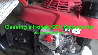 Cleaning a Honda GCV Series Carburetor