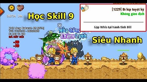 Ngọc Rồng Online | Thành Quả Sau 30 Ngày Up Mảnh Vỡ Bông Tai Và Kiếm Bí Kíp Tuyệt Kỹ Để Học Skill 9