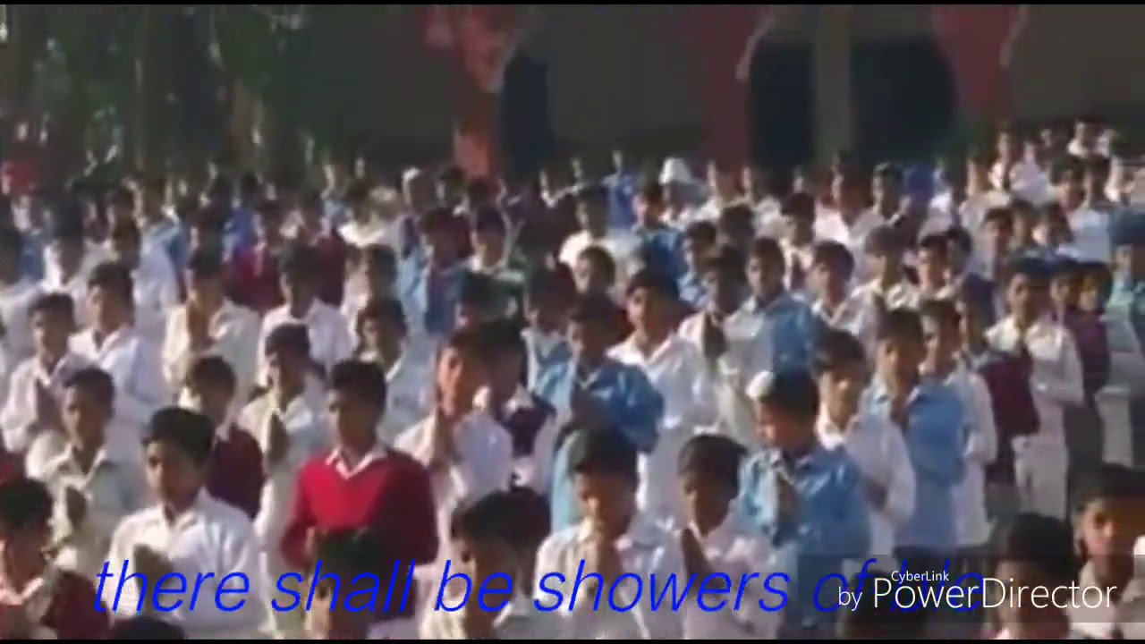 There shall be showers of blessing School prayer YouTube
