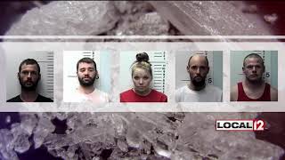 Five arrested during "large scale" meth bust in Middletown