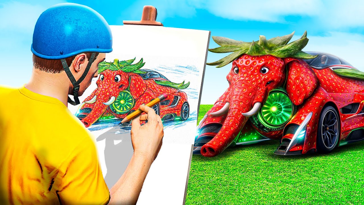 Every BRAINROT SUPER CAR Jeffy Draws Comes To Life!