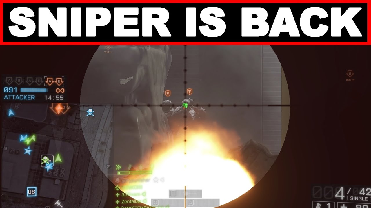 Returning to use SNIPER and Magnum - Battlefield 4
