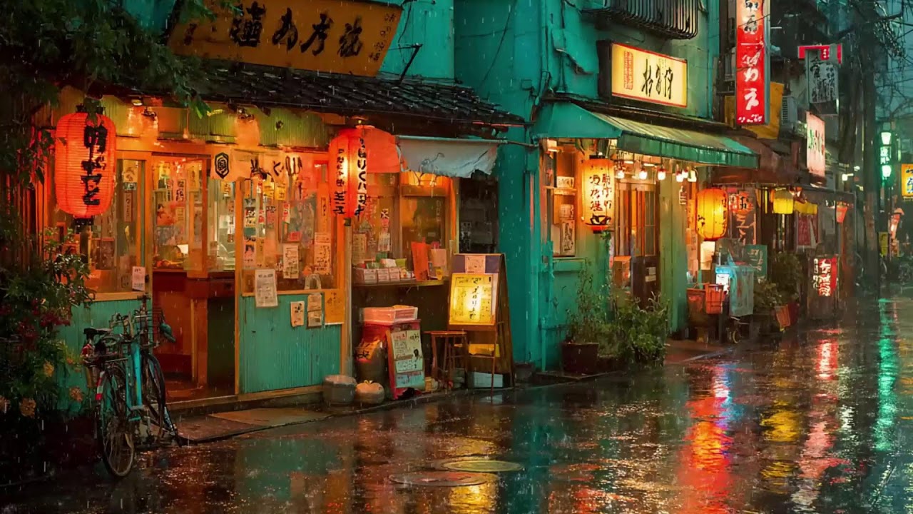 You’re Alone in Rainy Kyoto Tonight 🌧️ | Deep Sleep, Cozy Night & Lofi Ambience