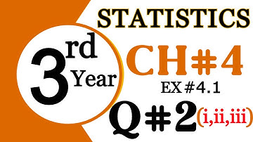 b.com part 1 business statistics chapter 4 exercise 4.1 Question 2