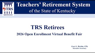 2026 TRS KEHP Open Enrollment Benefit Fair Presentation (2025)